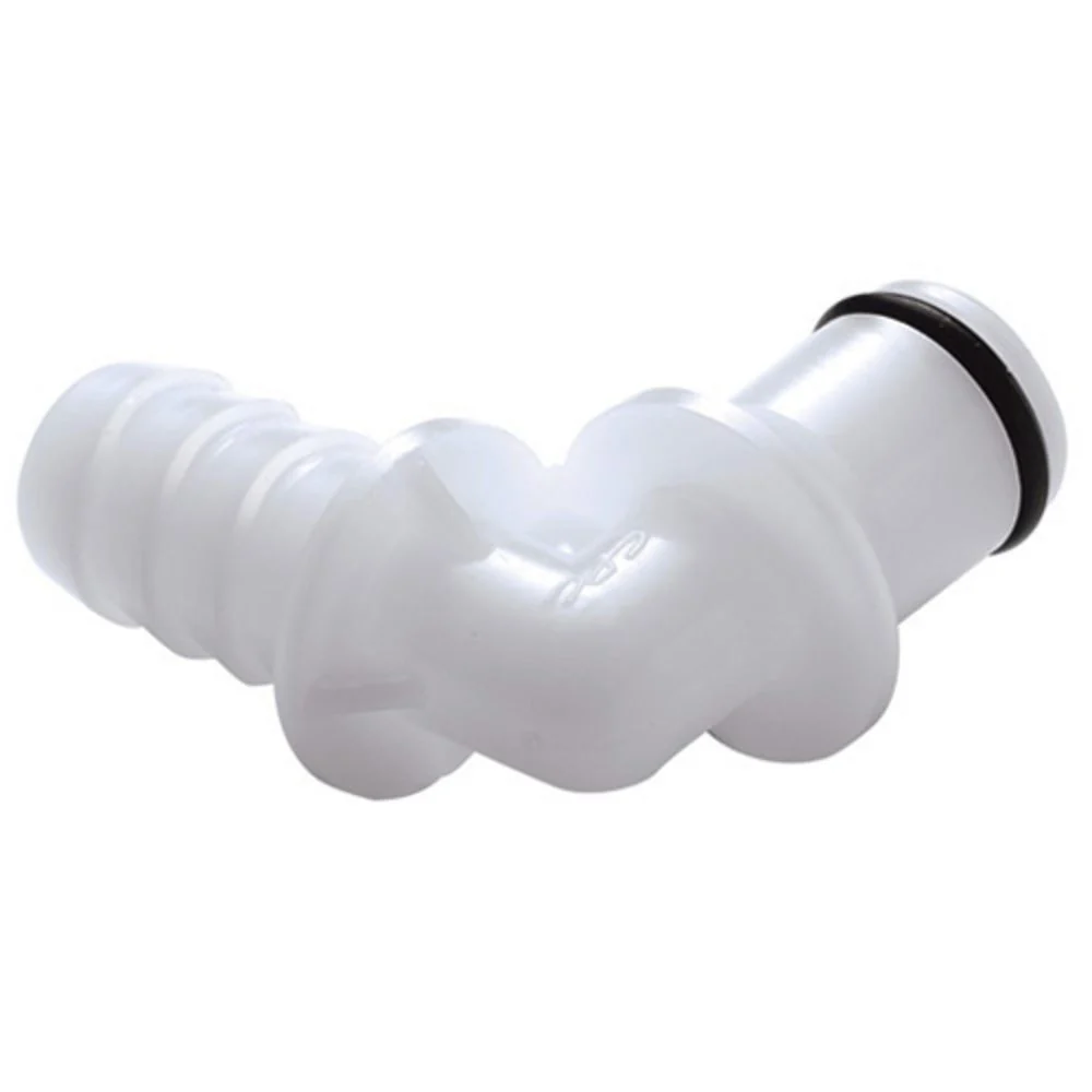 PLC23006 Elbow Hose Barb Coupling Insert 3/8 ID Barb — Bag of 25