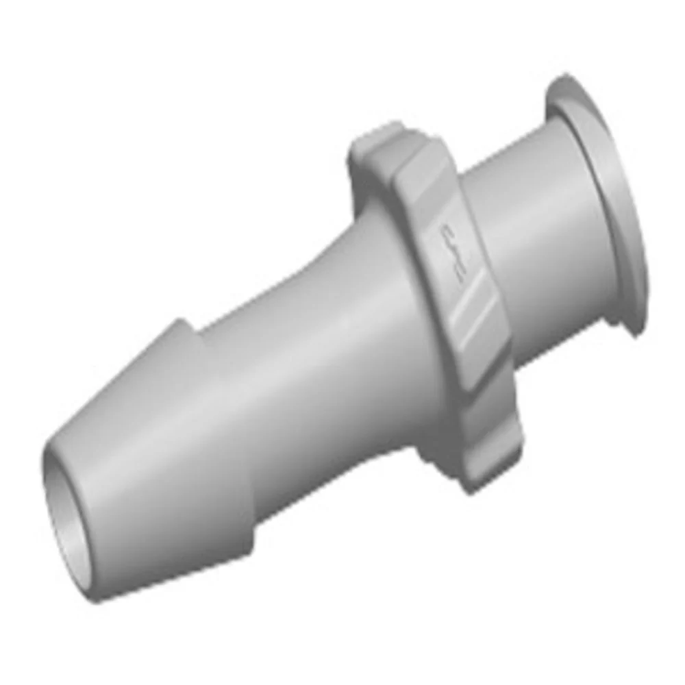 LF61 Luer Fitting Natural Polypropylene Female Luer X 3/16 HB — Pack of 1000