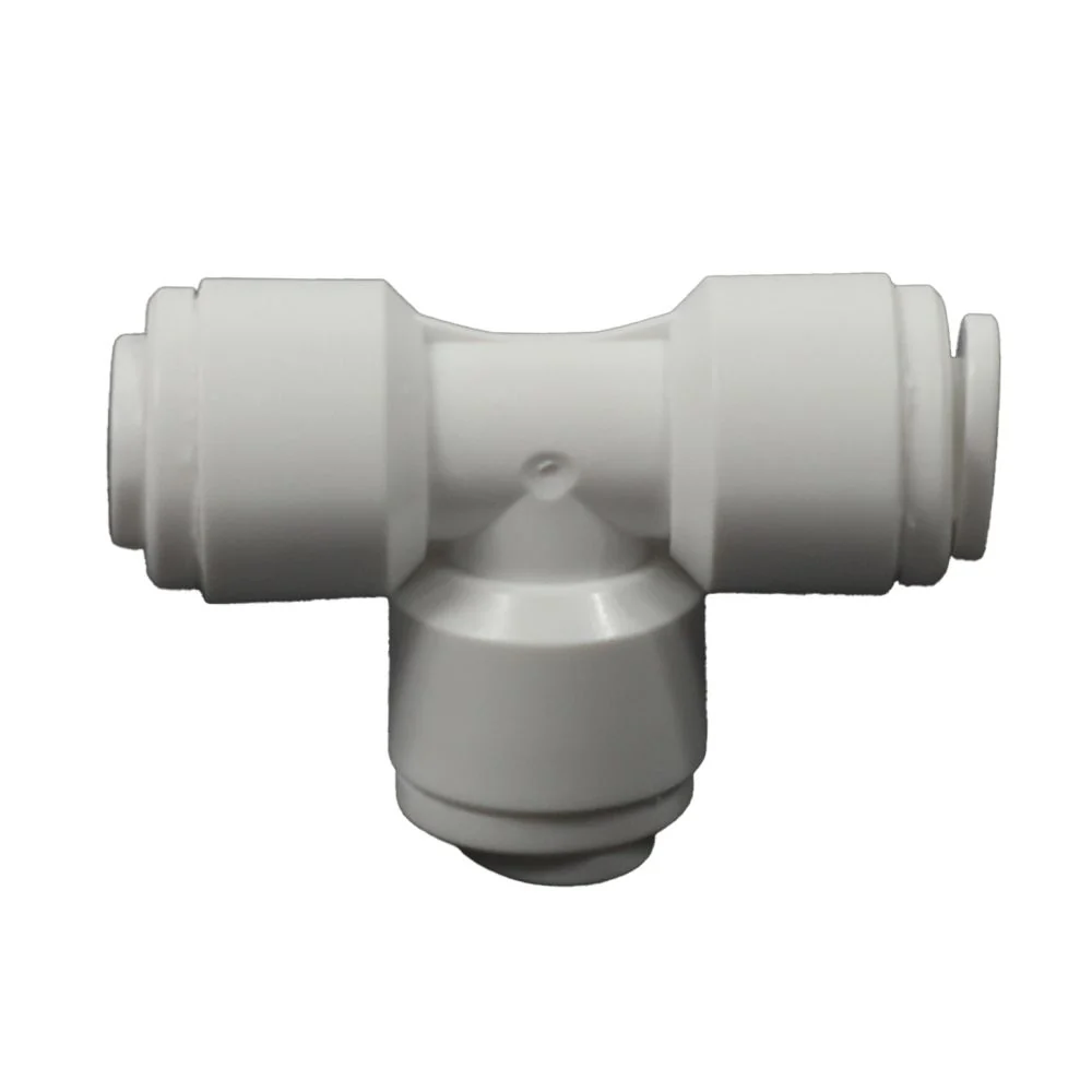 Union Tee Acetal 1/4 qc x 1/4 qc x 1/4 qc — Bag of 10