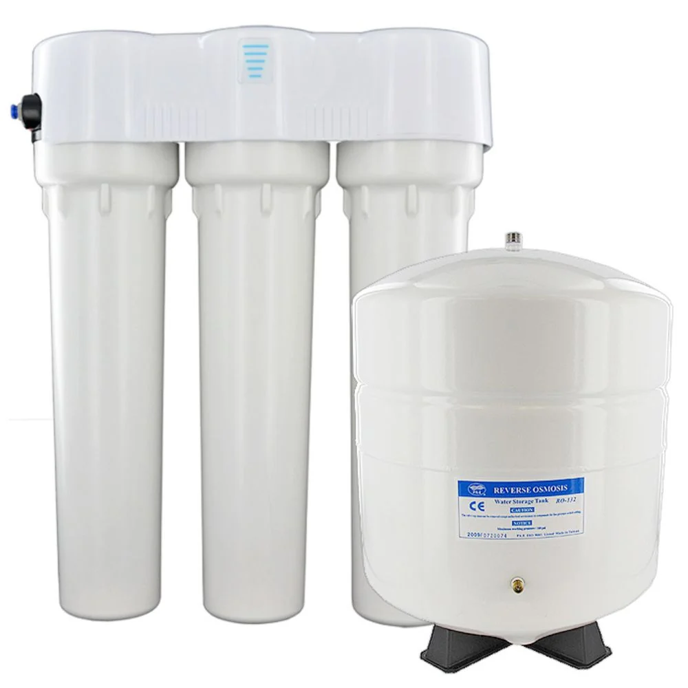 AquaCera CeraGuard Purifier+ UF Drinking Water System — With Brushed Nickel Faucet
