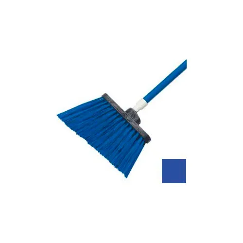 Carlisle Sparta Spectrum Duo-Sweep Polyethylene Angle Broom Unflagged 56"L, Blue - Pkg Qty 12