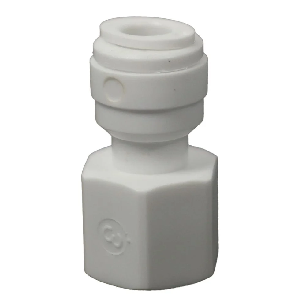 FeMale Adaptor Acetal 1/4 qc x 7/16 MNPT-6 thread — Single